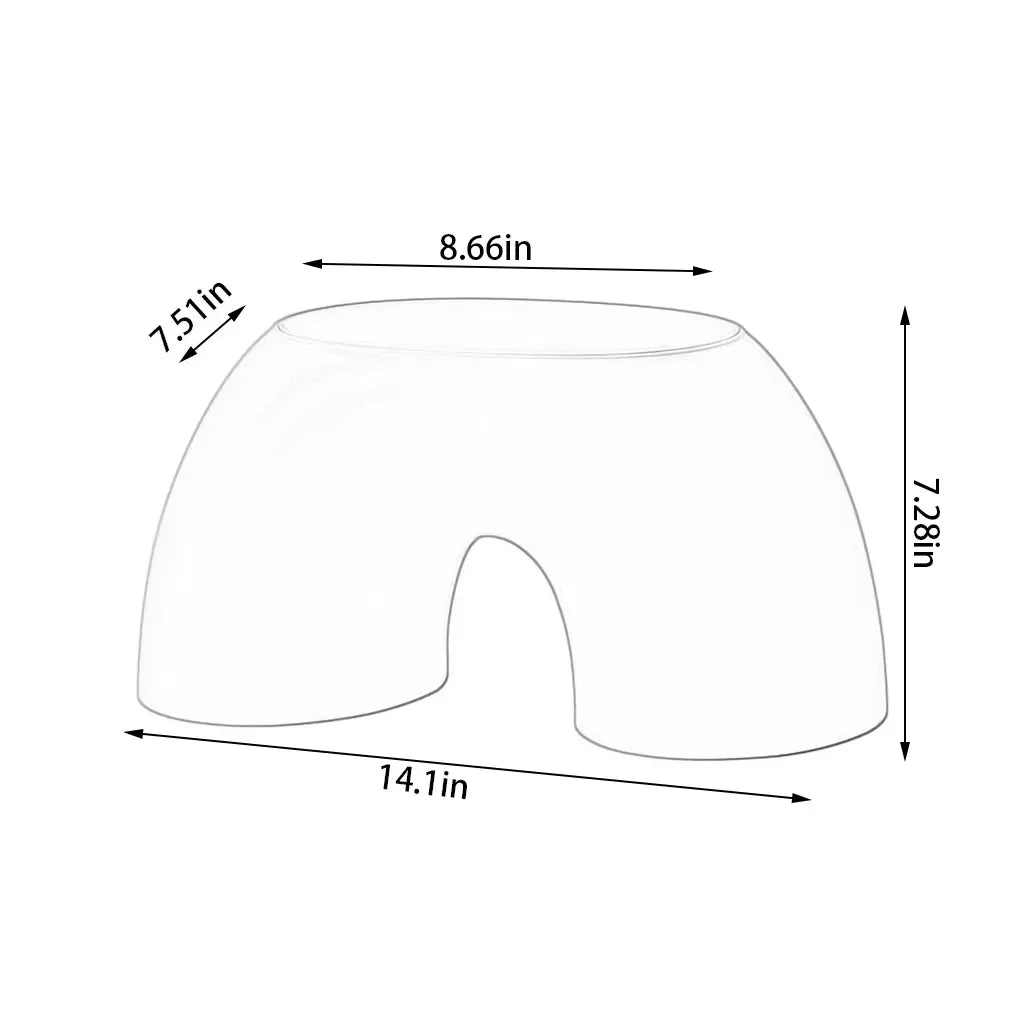 Stool Plastic Rainbow Shape Footstool Safety Kids Step Stool Seat For Living Room Indoor Furniture Children'S Stool Toy