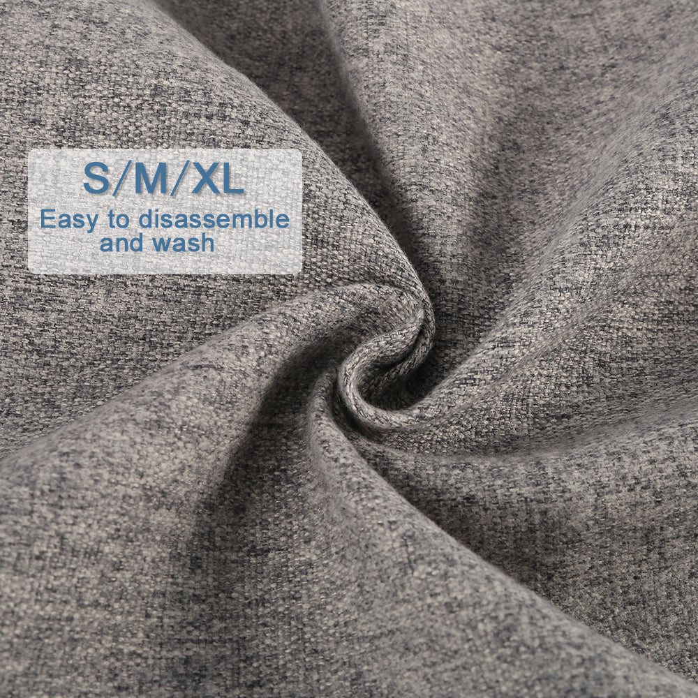 Large Small Lazy Sofa Cover Chairs Without Filler Linen Cloth Lounger Seat Bean Bag Pouf Puff Couch Tatami Living Room